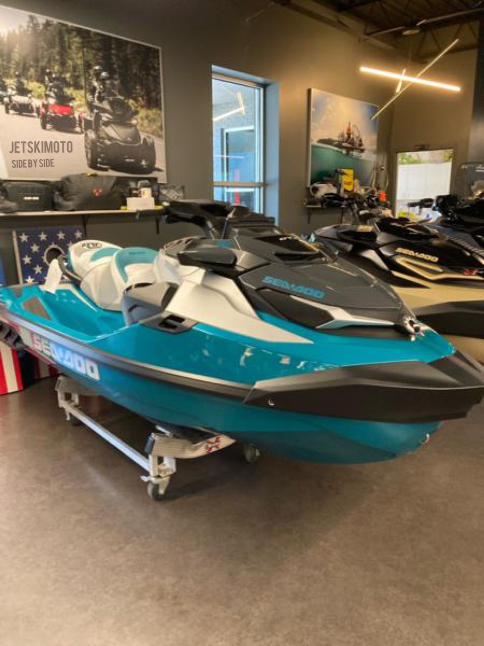 2025 Sea-Doo GTX Limited 325 Teal Metallic - Image 2