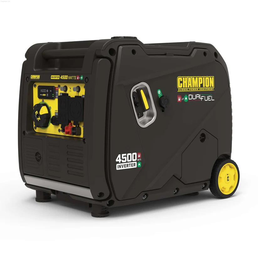 Przenośny generator inwerterowy Champion 4500 W – dual fuel, cicha praca | Kup online