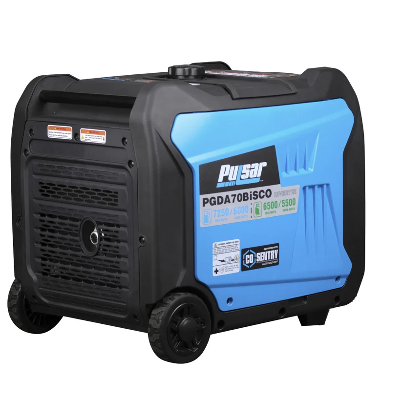Pulsar PGDA70BISCO – Cichy generator inwerterowy dual-fuel 7250 W z CO Alert i zdalnym startem - Image 6