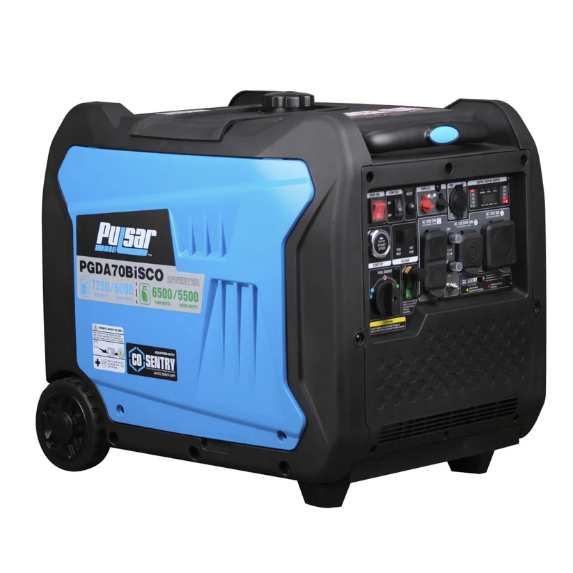Pulsar PGDA70BISCO – Cichy generator inwerterowy dual-fuel 7250 W z CO Alert i zdalnym startem - Image 7