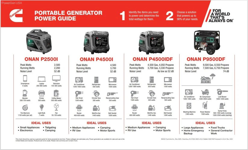 Cummins Onan P4500iDF Dual-Fuel Inverter Generator - Image 4