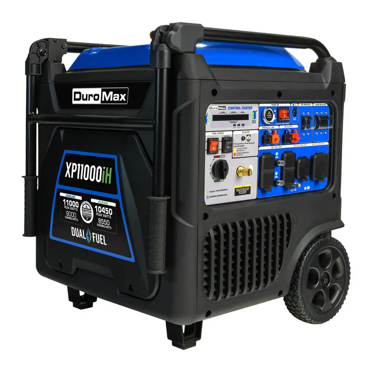 DuroMax XP11000iH 11000 W – Przenośny Generator Inwerterowy Dual Fuel z CO Alert | Kup Online