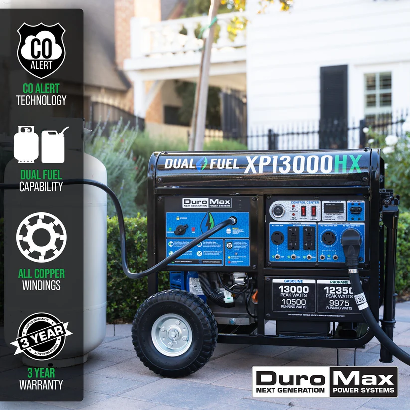 DuroMax XP13000HX – Przenośny Generator Dwupaliwowy 13000 W | Kup Online w Polsce
